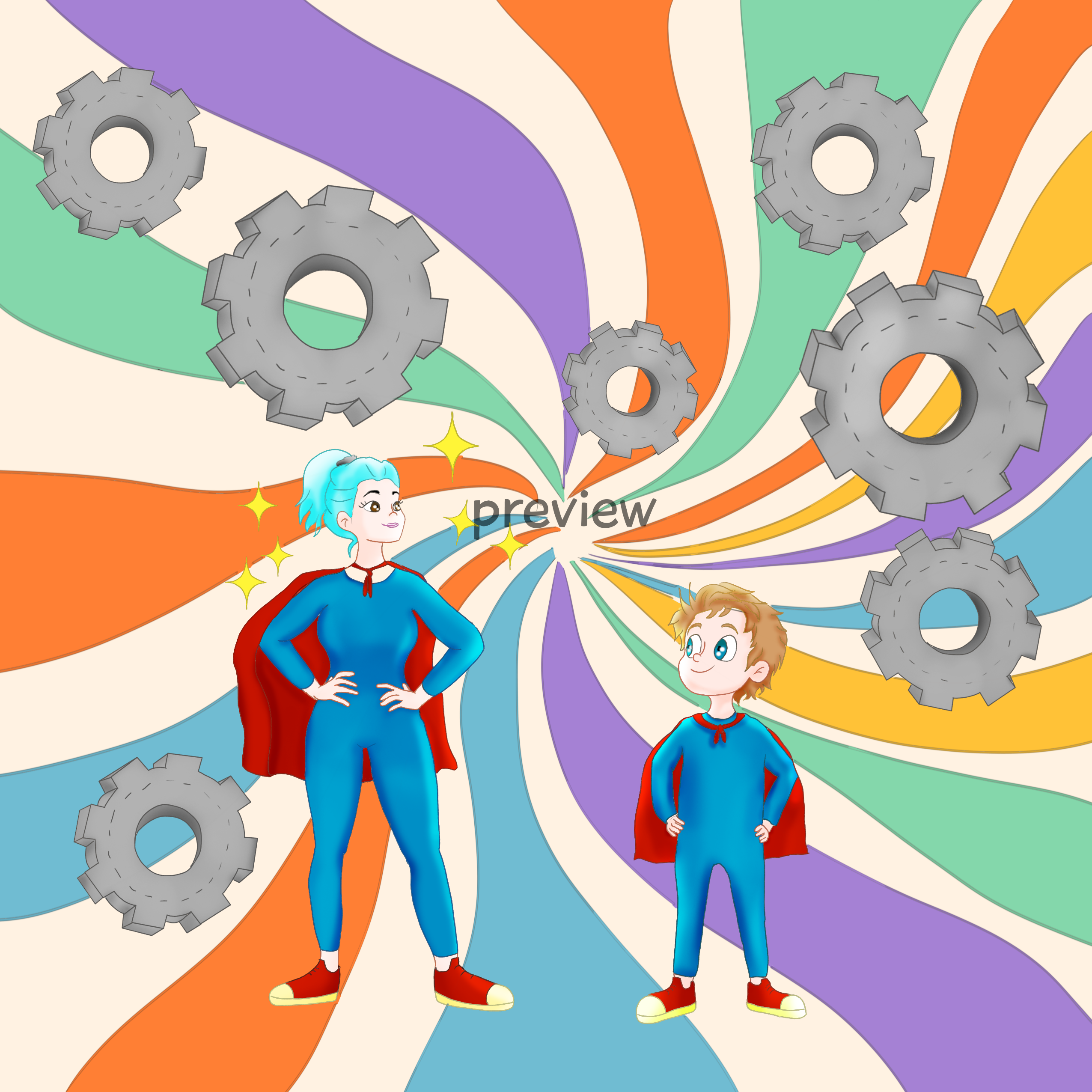 My Mum Has ADHD - Superheroes