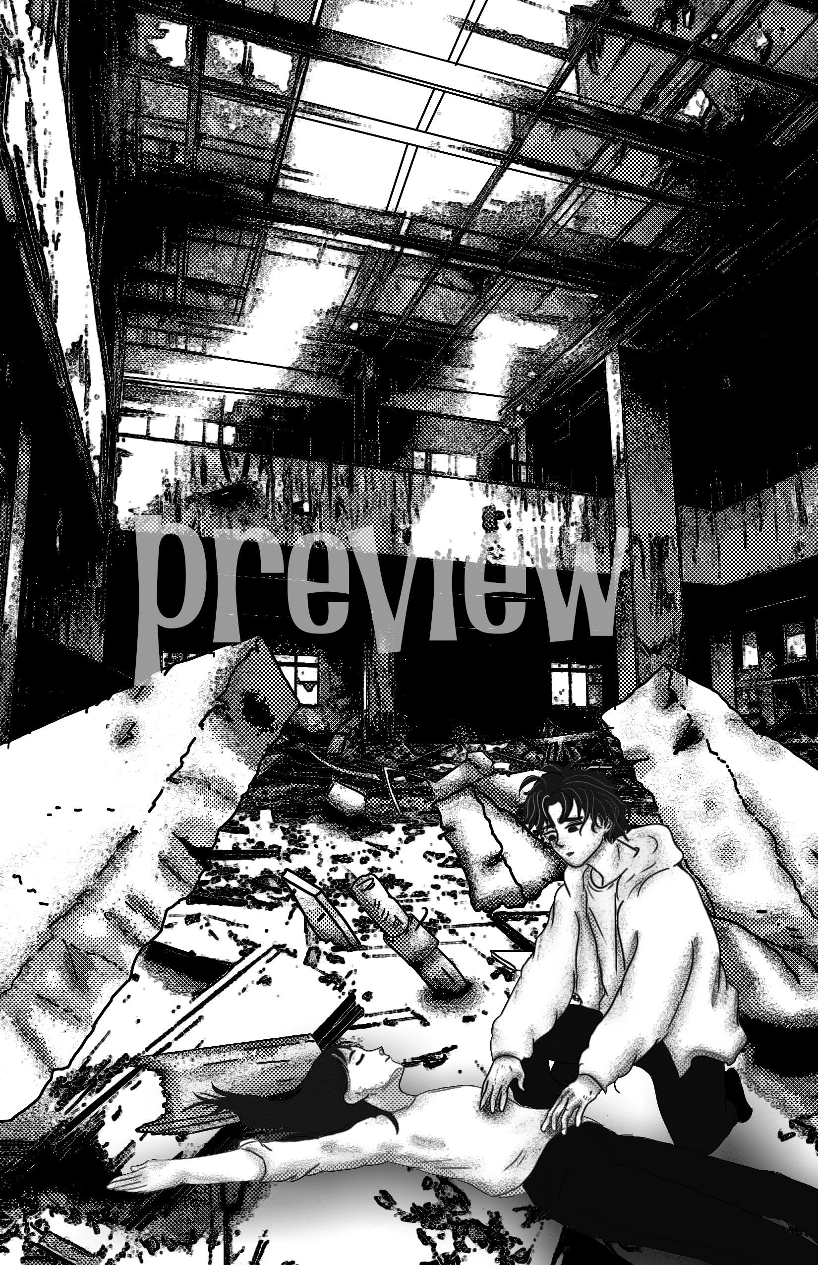 Manga - Warehouse Scene