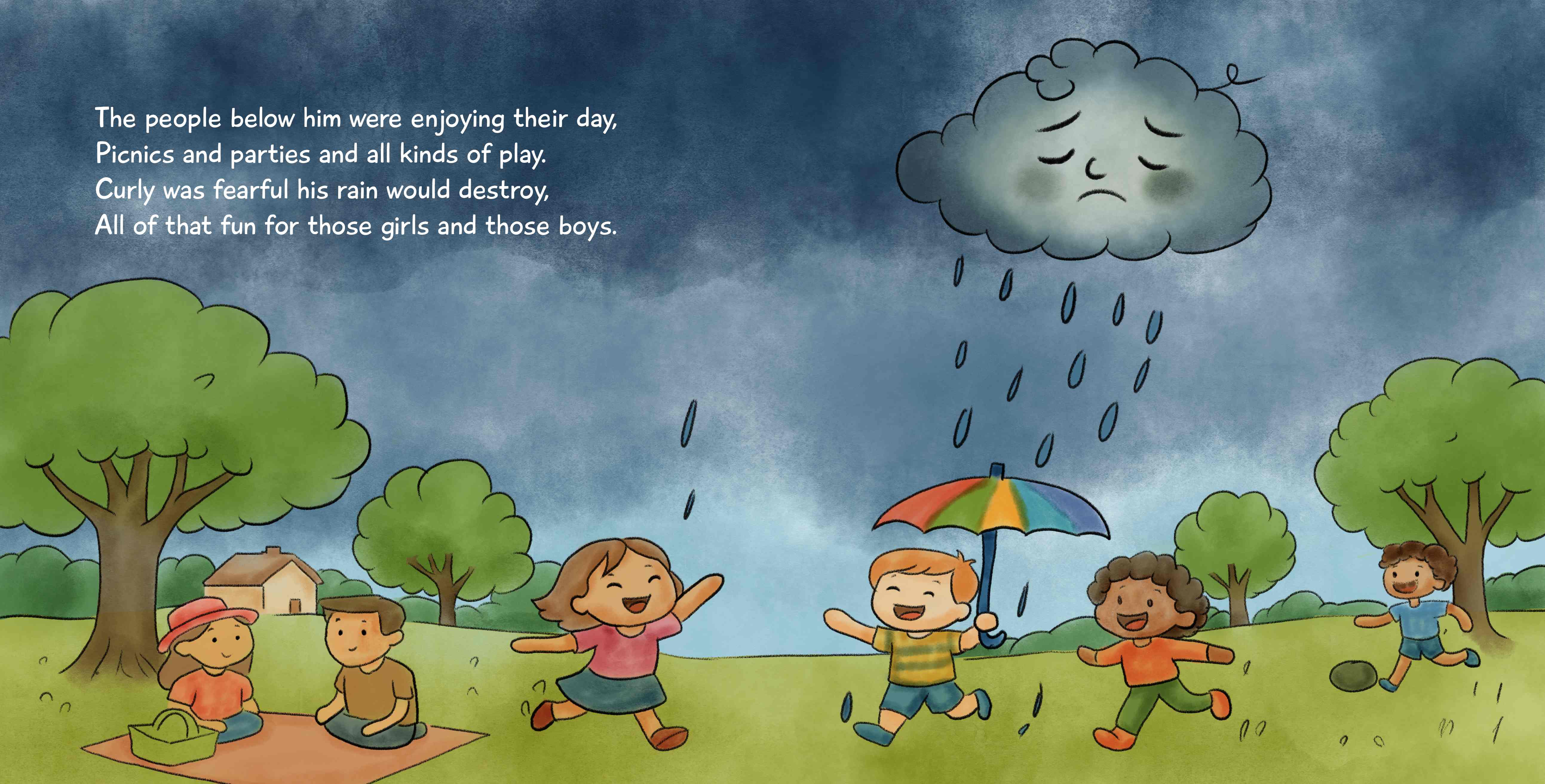Curly The Cloud - Rainy Day