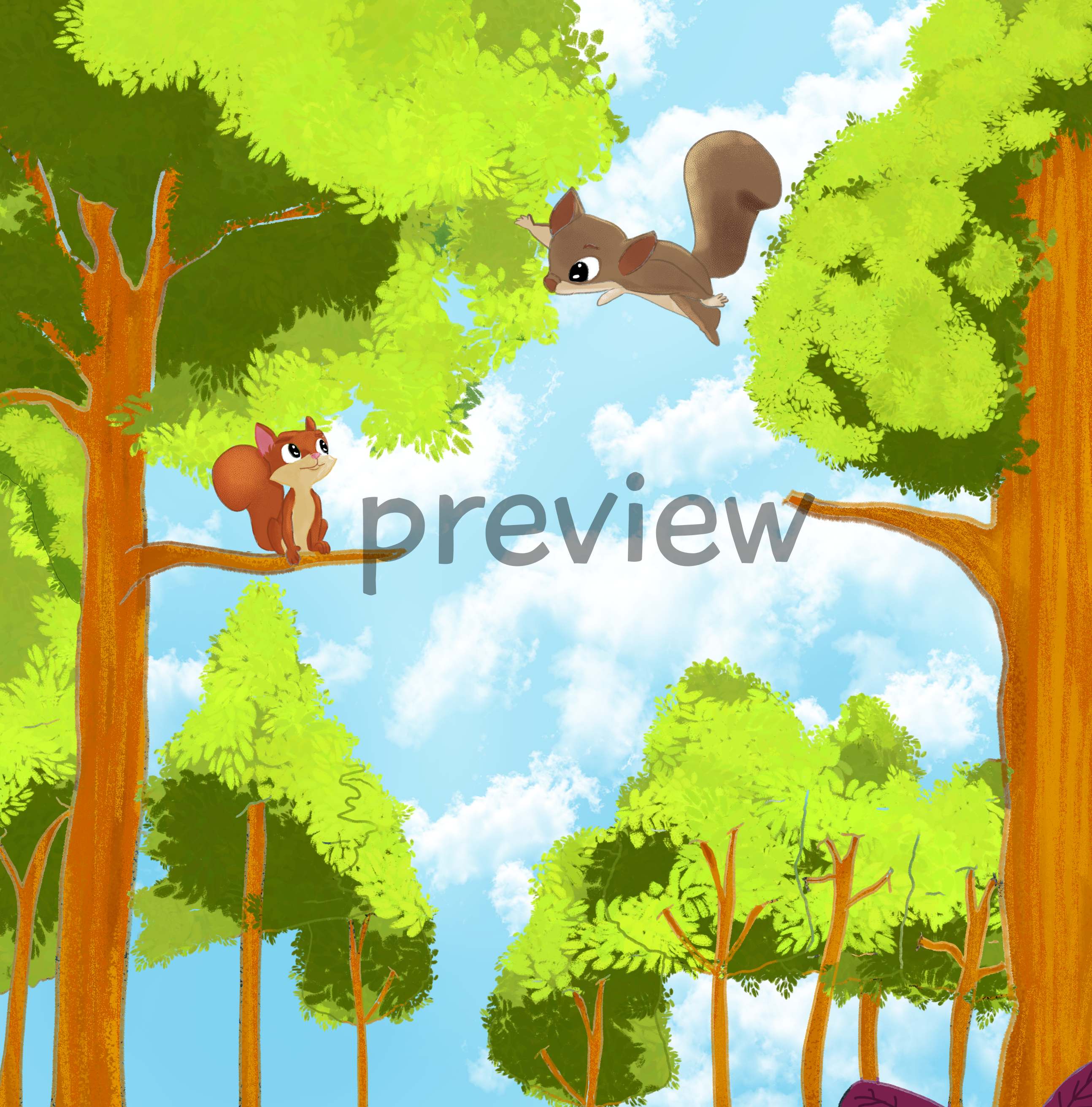 Squirrel Who Wants to Fly - Sky